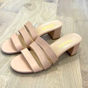 Marais USA Pink Nude Jane Mule Sandals